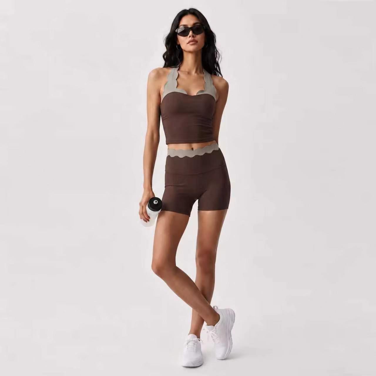 Kadın 2 Parçalı Yoga Kıyafeti  - Lace Bralette Set incelemesi ve fiyatı