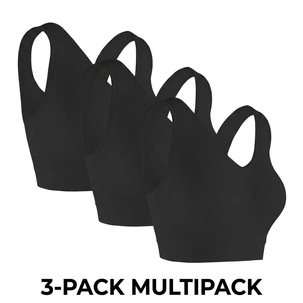 3'lü Paket, Büyük Beden Kadınl - Sleep Bra Bralette incelemesi ve fiyatı