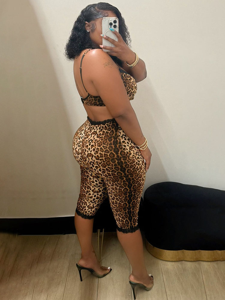 Kadınlar için Doyerl Leopar De - Lace Bralette Set incelemesi ve fiyatı