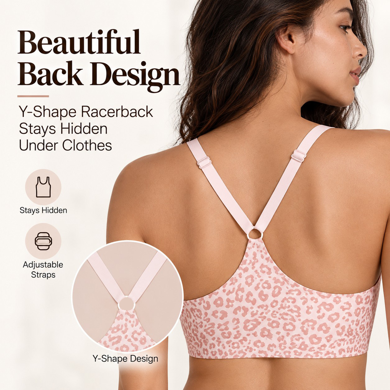 Kadın Leopar Desenli, Ön Kısmı - Wirefree Bra Comfort incelemesi ve fiyatı